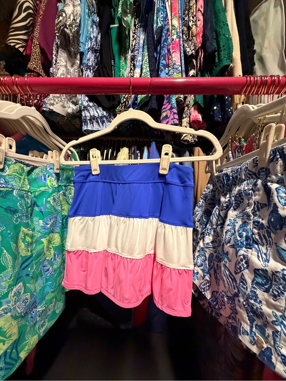 Lilly Pulitzer Luxletic Peachy Skort - Colorblock - XS